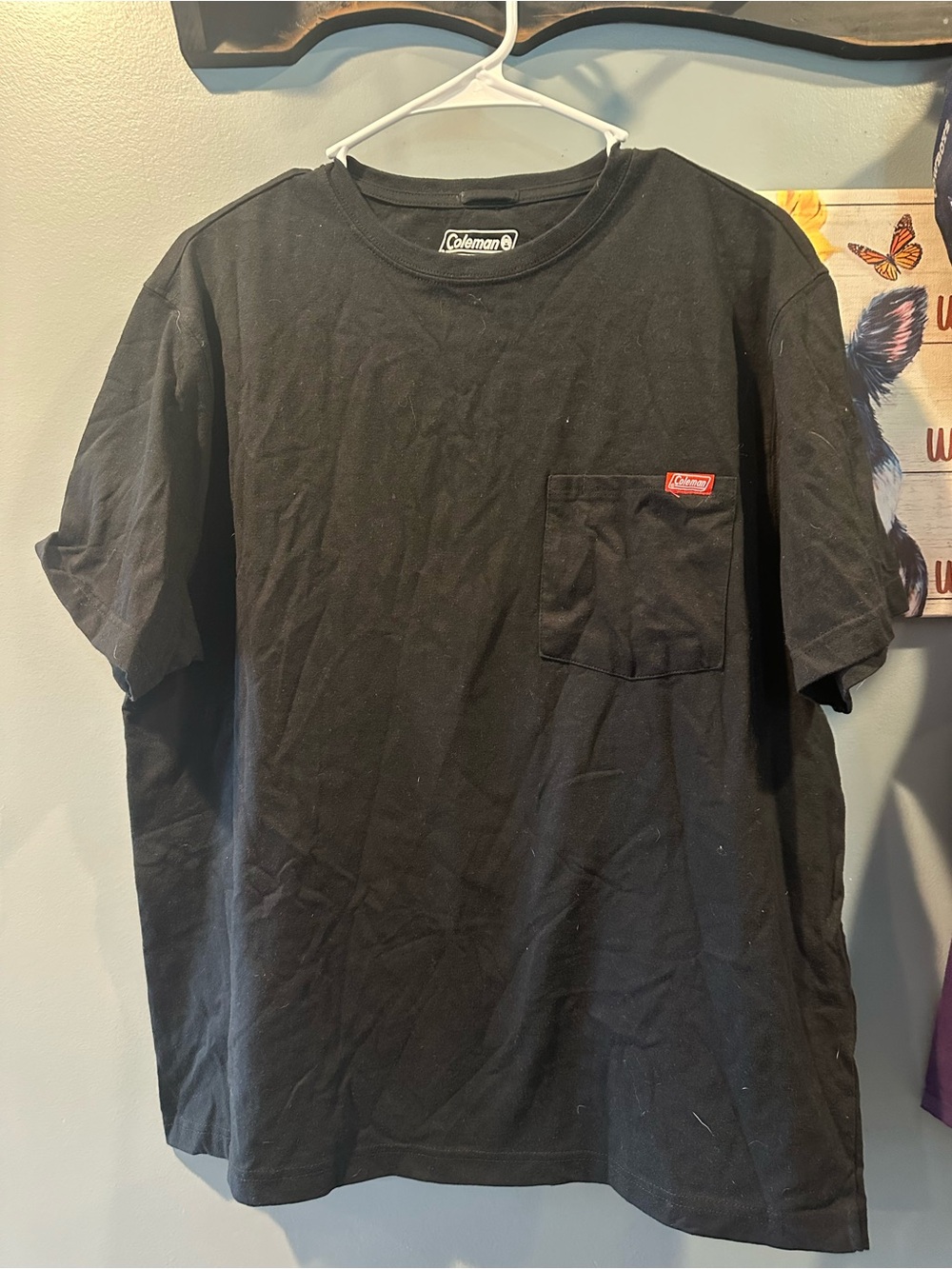 Coleman Black Short Sleeve Pocket Tee - Men's